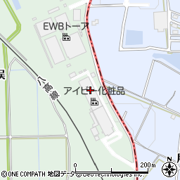 株式会社アイビー化粧品　美里倉庫周辺の地図