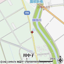 茨城県小美玉市川中子836周辺の地図
