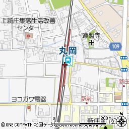 丸岡駅周辺の地図