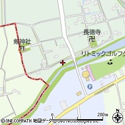 埼玉県行田市中江袋38-1周辺の地図