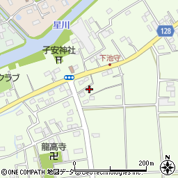 埼玉県行田市下池守444-1周辺の地図