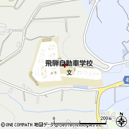 飛騨自動車学校周辺の地図
