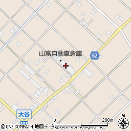 山富自動車倉庫周辺の地図