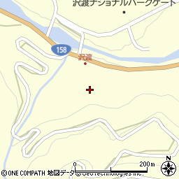 長野県松本市安曇（沢渡）周辺の地図