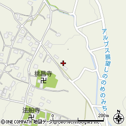 長野県松本市内田2852-1周辺の地図