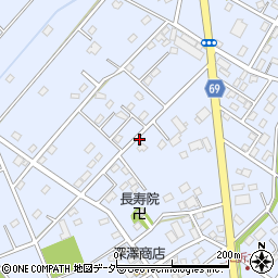 埼玉県深谷市折之口228周辺の地図