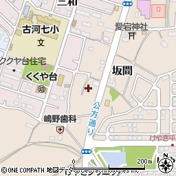 茨城県古河市坂間161周辺の地図