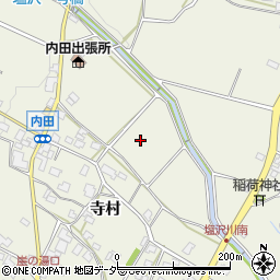 長野県松本市内田花見周辺の地図