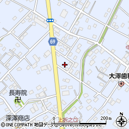 埼玉県深谷市折之口256周辺の地図