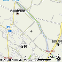 長野県松本市内田（花見）周辺の地図