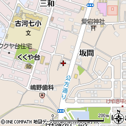 茨城県古河市坂間162周辺の地図