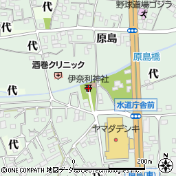 伊奈利神社周辺の地図
