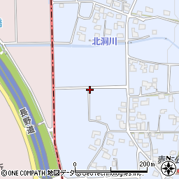 長野県松本市寿小赤赤木周辺の地図