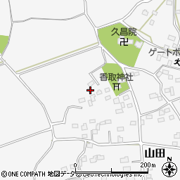 茨城県古河市山田23周辺の地図