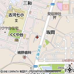 茨城県古河市坂間163周辺の地図