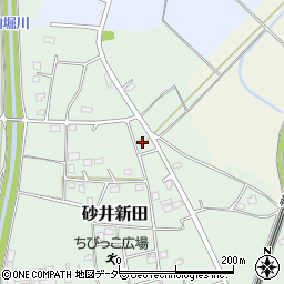 茨城県古河市砂井新田86周辺の地図