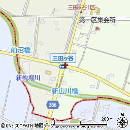 三田ケ谷周辺の地図