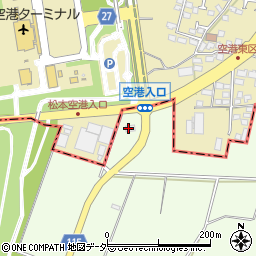 ファミリーマート松本空港前店周辺の地図