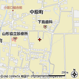 長野県東筑摩郡山形村小坂2500-10周辺の地図