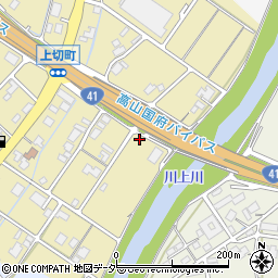 岐阜県高山市上切町174周辺の地図