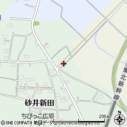 茨城県古河市砂井新田38周辺の地図