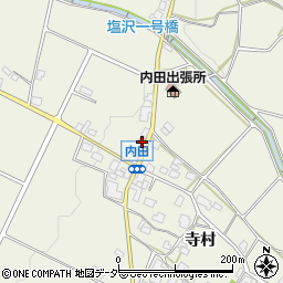 長野県松本市内田1488-8周辺の地図