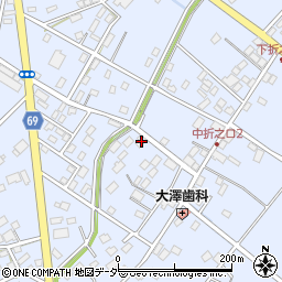 埼玉県深谷市折之口336周辺の地図