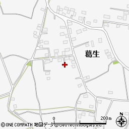 茨城県古河市葛生1436-3周辺の地図