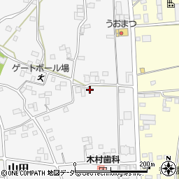 茨城県古河市山田463周辺の地図