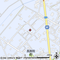 埼玉県深谷市人見698周辺の地図