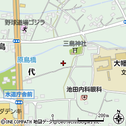 埼玉県熊谷市原島周辺の地図