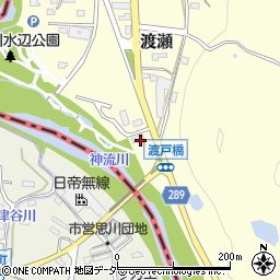 セブンイレブン神川渡瀬店周辺の地図