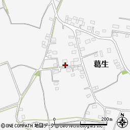 茨城県古河市葛生1433-3周辺の地図