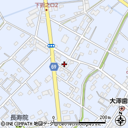 埼玉県深谷市折之口251周辺の地図