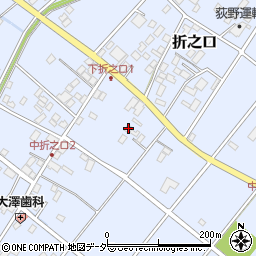 埼玉県深谷市折之口366周辺の地図
