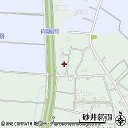 茨城県古河市砂井新田76周辺の地図