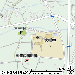 熊谷市立大幡中学校周辺の地図