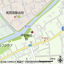 埼玉県行田市下池守558周辺の地図