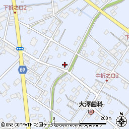 埼玉県深谷市折之口262周辺の地図