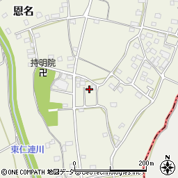 茨城県古河市恩名2573周辺の地図