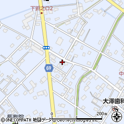 埼玉県深谷市折之口250周辺の地図