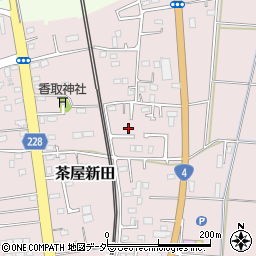 茨城県古河市茶屋新田226-9周辺の地図