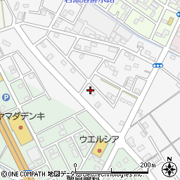 埼玉県羽生市中岩瀬周辺の地図