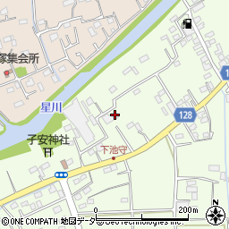 埼玉県行田市下池守582周辺の地図