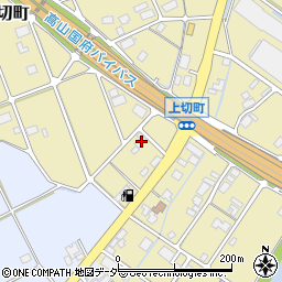 岐阜県高山市上切町595周辺の地図