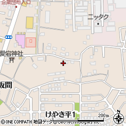 茨城県古河市坂間56周辺の地図