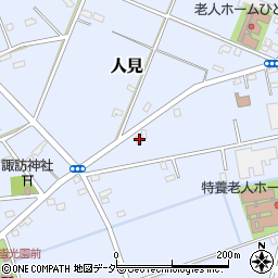 埼玉県深谷市人見2043周辺の地図