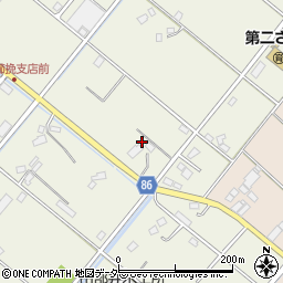 埼玉県深谷市櫛引86周辺の地図