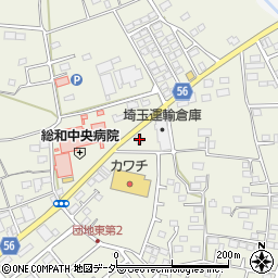茨城県古河市駒羽根822周辺の地図