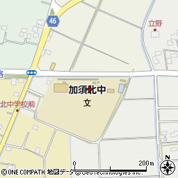 加須市立加須北中学校周辺の地図